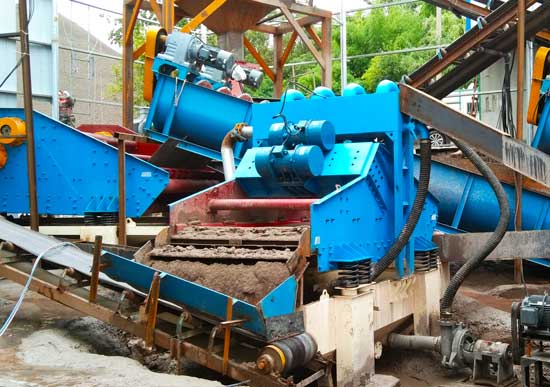 sand recovery machine